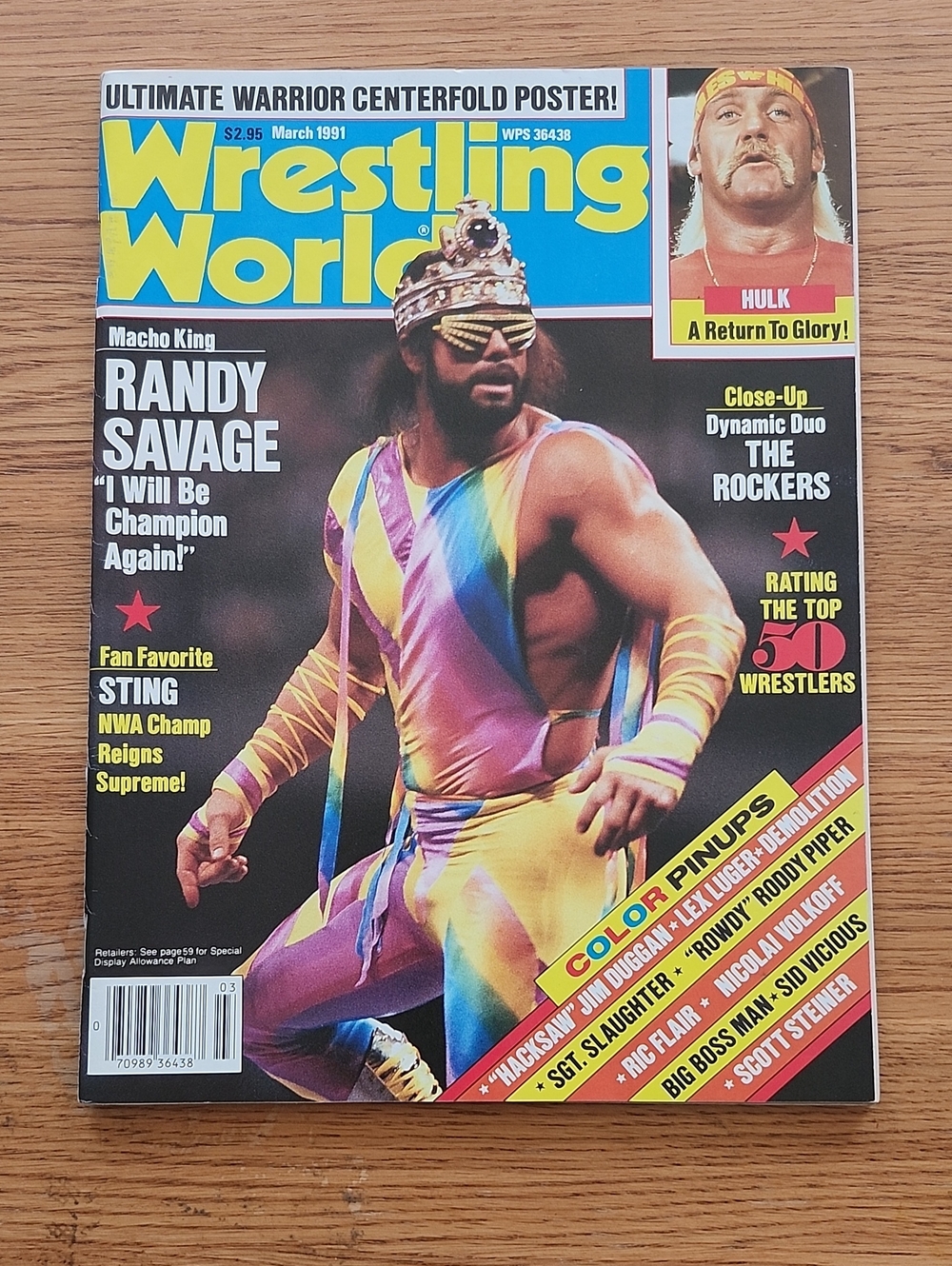 WWE  Randy Savage Wrestling World Cover 1991
